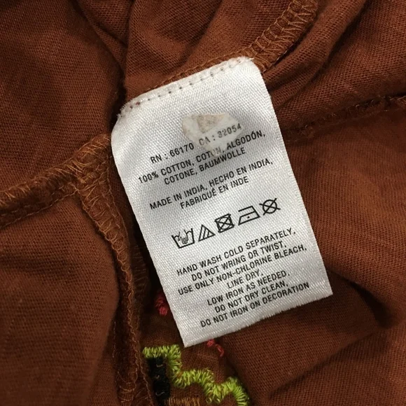 Anthropologie AKEMI + Kin Cochise keyhole tank boho look rust color size xs - Picture 6 of 6